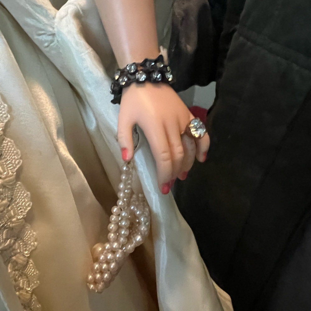 Madame Alexander Doll W:Cream Coat and Green Scarf you can offer for one or both - Picture 16 of 16